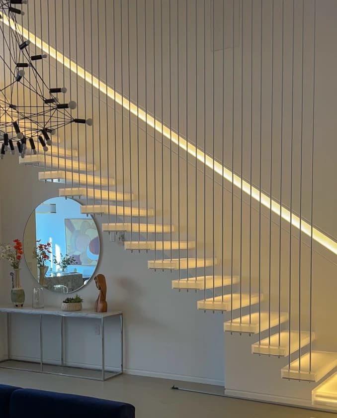 Luxury custom home construction detail
